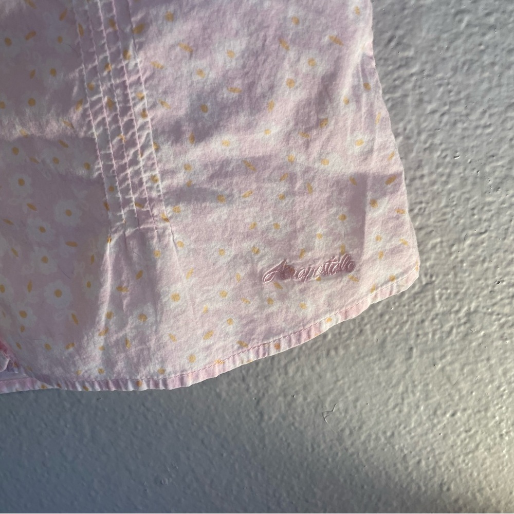 Vintage Aeropostale Short Sleeve Button-Up Blouse - Picture 3 of 9